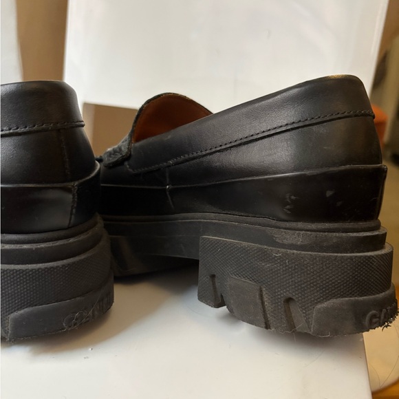 Ganni Chunky Leather Loafers - Picture 5 of 6